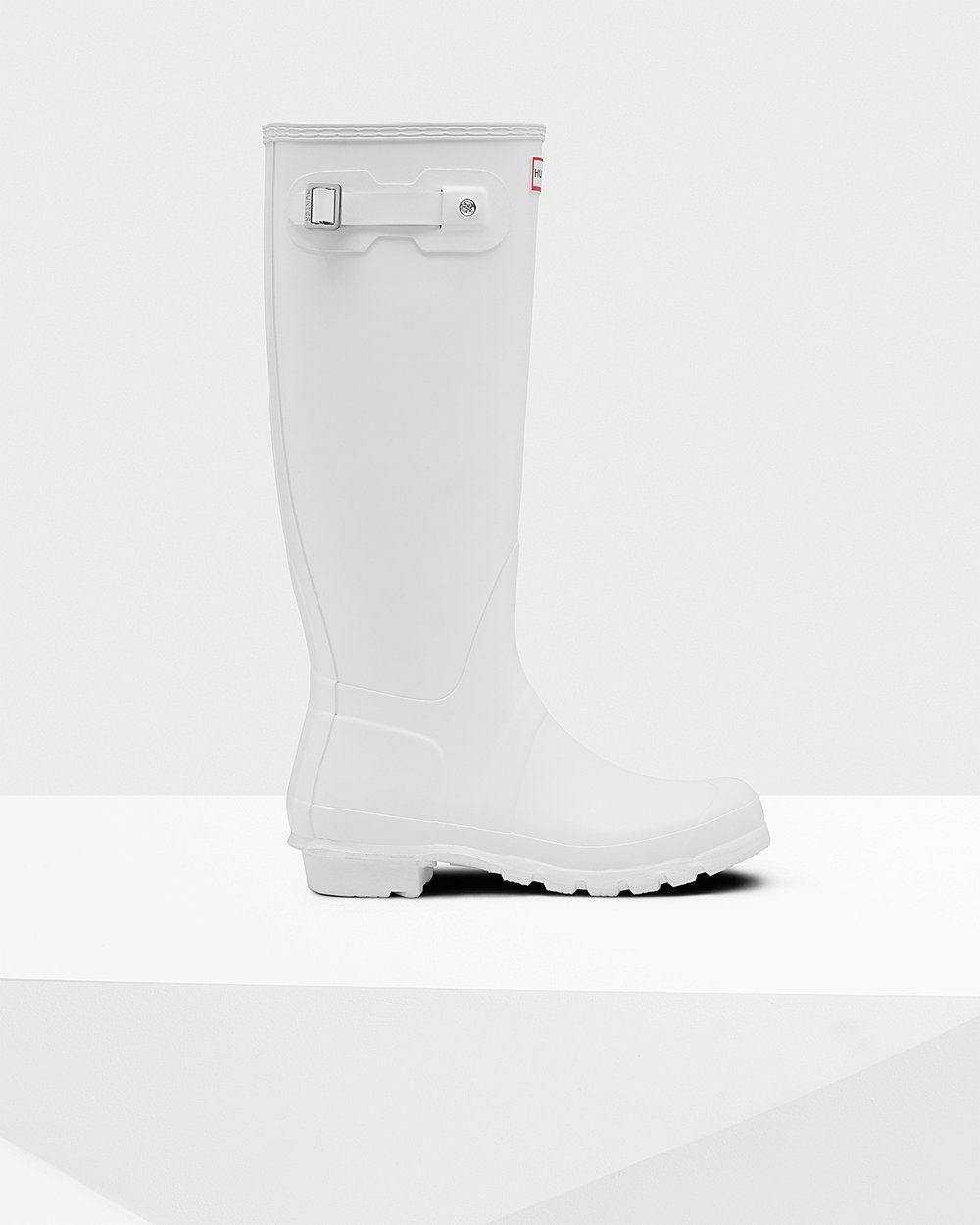 Hunter Original Tall Rain Boots - Discount Womens White - ZVRUWS248